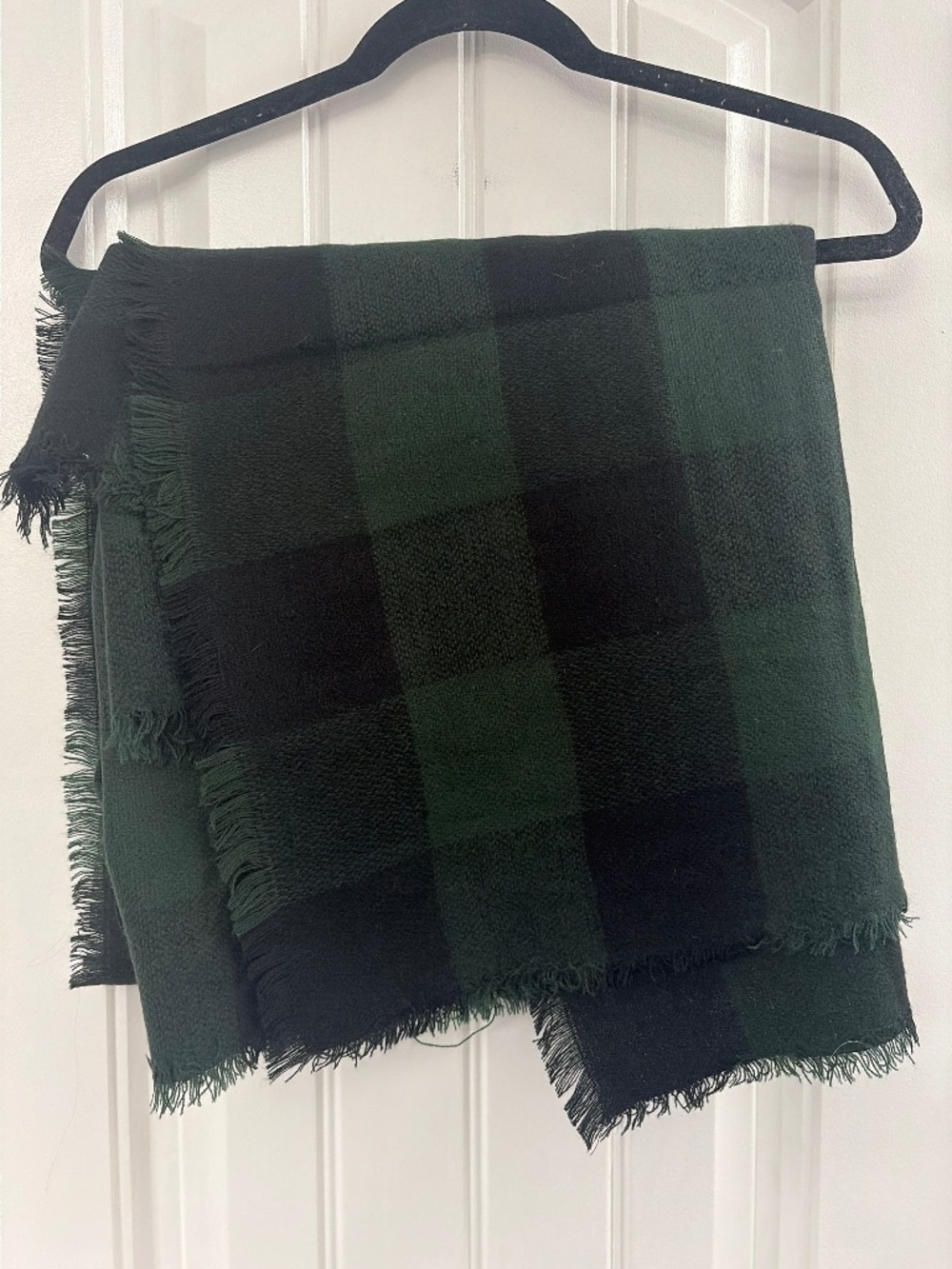 Green Plaid Scarf